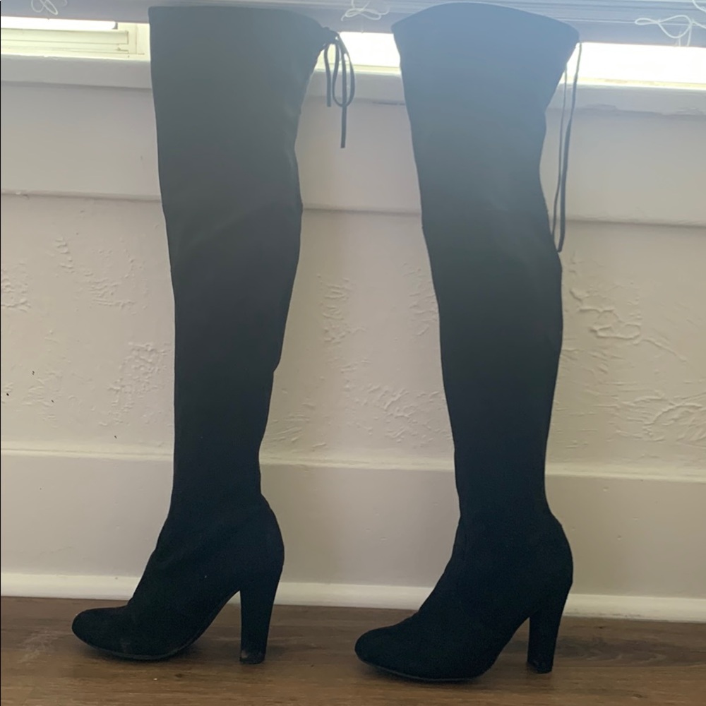 Black Over-the-Knee Women's Boots by Steve Madden